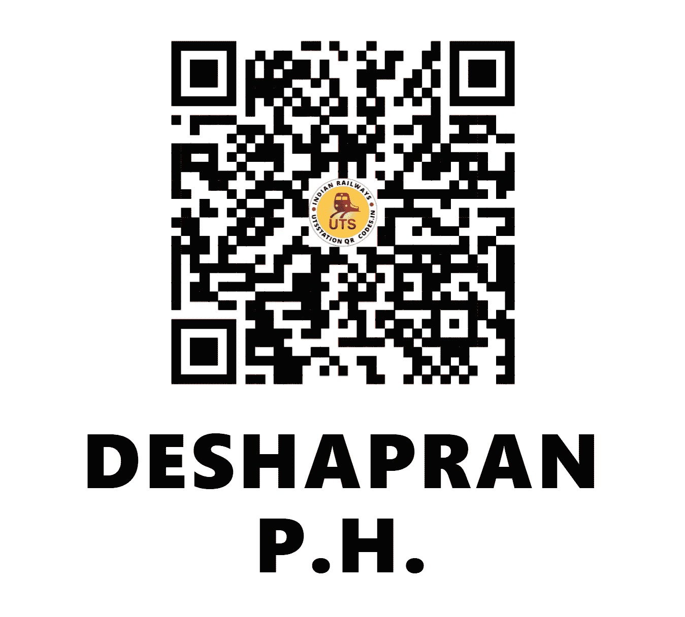 UTS QR Code for DESHAPRAN P.H. - DSPN (SE - WEST BENGAL)